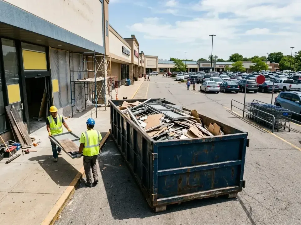 retail-store-renovation-debris-003 — frequently asked questions, Roll-off Dumpster Rentals in Glen Rock, PA